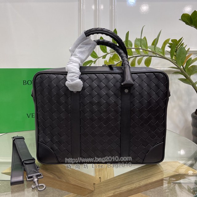 Bottega veneta高端男包 98083 寶緹嘉原單胎牛皮男包 BV經典款編織男士手提公事包  gxz1191